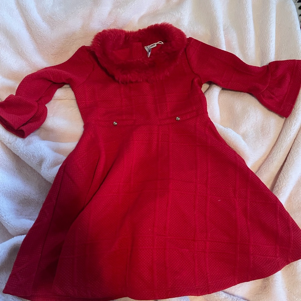 Janie and jack size 5 red dress